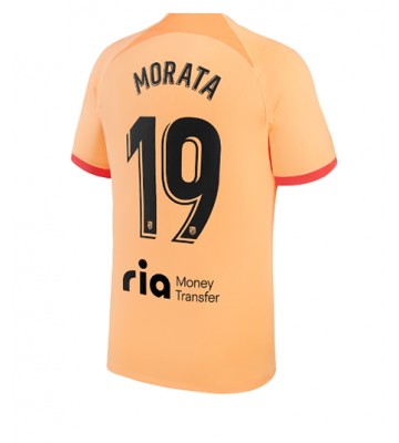 Atletico Madrid Alvaro Morata #19 Tredjedrakt 2022-23 Kortermet